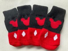 M Hunde Socken Antirutsch Sohle Leckschutz Kratzen Pfotenschutz Micky Disney**