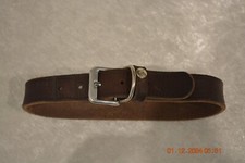 Hundehalsband derbes Leder braun mittelgroße bis große Hunde