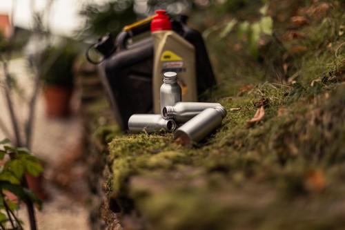Zweitakt mischölflasche alu - mischölflasche,