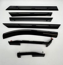 Interieurleisten Zierleisten Dekorleisten Schwarz Blenden BMW 3er E46 Limousine