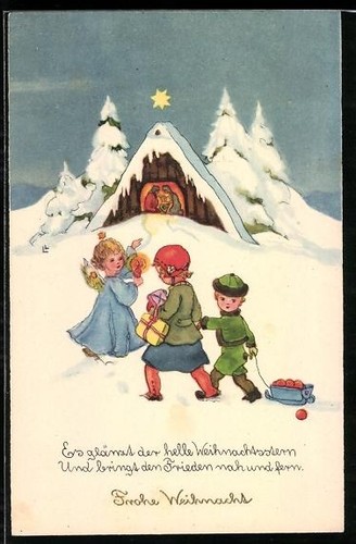 Künstler liesel - künstler-ak,