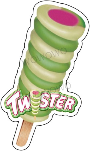 Eiswagen aufkleber twister - eiswagen,