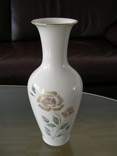 Eschenbach Bavaria Germany Große Vase Weiß White Blumenmuster Flowers Pattern