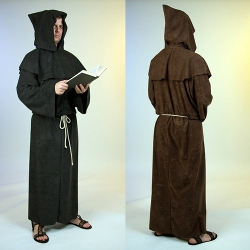 Mönchskutte schwarz oder