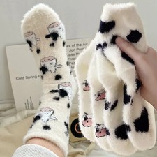 Winter plüsch socken - winter, kuh