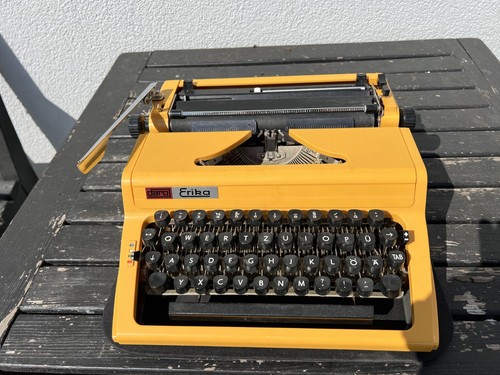 Ddr gelbe reiseschreibmaschine - ddr,