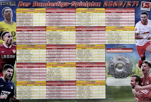 Bundesliga spielplan 2026 - spielplan, 2026/27