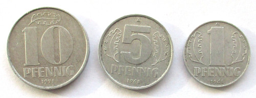 Ddr münzen lot 5 - münzen, 10,5,1