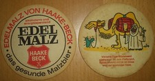 Bierdeckel Bremen Haake-Beck Ballon Serie ab 1964