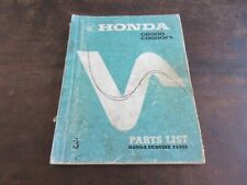 Honda CB500 Four CB500K0 CB500K1  1973 Parts list catalogue Teile-Katalog