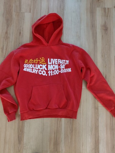 Lfdy herren hoodie rot - herren, gr.s