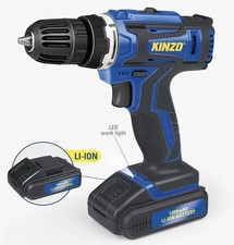 Kinzo Akkuschrauber  Akku-Bohrschrauber,14,4V, 1300mAh, kabellos, Ladegerät Neu 
