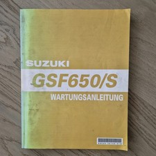 Werkstatt hand buch Reparaturanleitung Suzuki GSF 650 / S   Bandit 2007