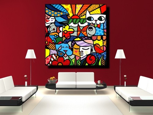 Leinwand bild xxl pop art - leinwand,