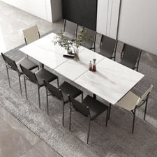 Ausziehbarer Esstisch Weiß