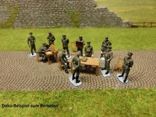 "Große Lagebesprechung der Offiziere", 11 Figuren der Wehrmacht, WW2, 1:87