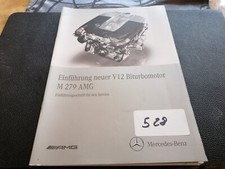 Mercedes Einführungsschrift V12 Biturbomotor M 279 AMG