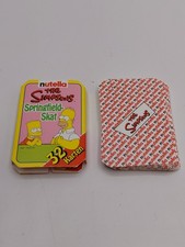 Nutella The Simpsons Mini Skat Karten Springfield 2000 Fox