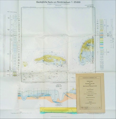 Geologische karte baltrum - karte,