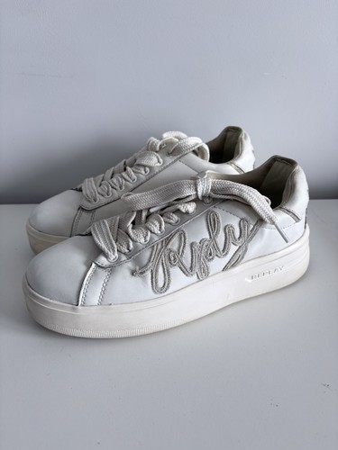 Replay sneaker weiß plateau - weiß,