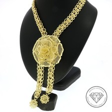 SONDERAKTION WERT 5.190,- Titanic Collier Kette 585 Gold 14k 14 KT 59cm XXYY