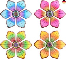 Xzeemo 4 Stück Metall Blume