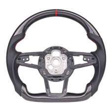 Echtes Carbon Fiber Sport-Flachlenkrad für Audi R8 TT TTS TT RS 2016-2024