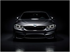 Bmw M5 - Poster oder Leinwand - Auto Sportwagen Illustration Wandbild P212N