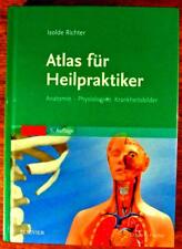ISOLDE RICHTER "ATLAS FÜR HEILPRAKTIKER" GEBUNDENES BUCH 5.AUFL. EINGESCHWEISST!