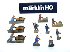10 tlg. altes Figurenset, Guss, Spur H0,1:87, Märklin, 0201/404 Ga u.andere, CE