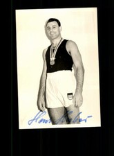 Hans Huber Boxen Autogrammkarte Original Signiert + A 217398