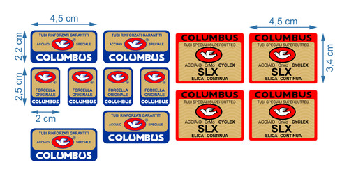 Columbus aufkleber fahrrad - columbus,