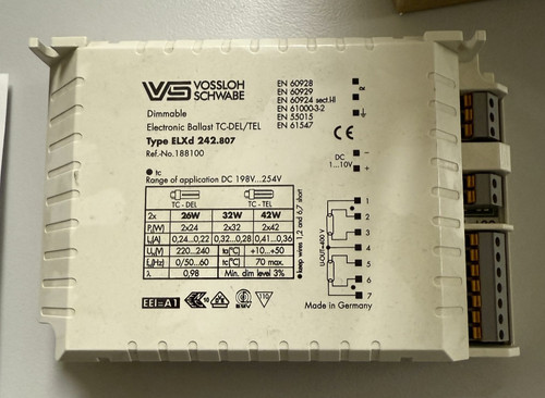 Vossloh schwabe netzteil - vossloh,