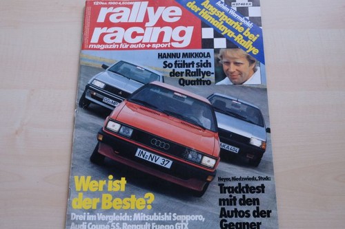 Rallye racing 1980 - rallye, 12/1980