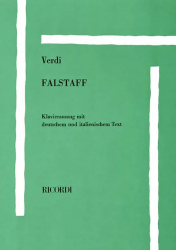 Falstaff giuseppe verdi - falstaff,