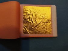 Blattgold, 15 Stücke, 80 mm x 80 mm
