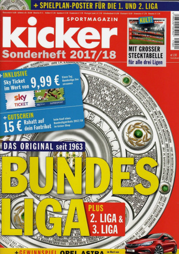 Kicker sonderheft bundesliga - kicker,