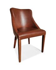 Braunes Echtleder Stühle TOLO