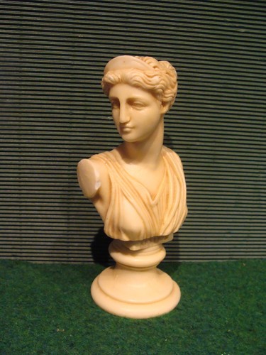 Büste der artemis speckstein - büste,