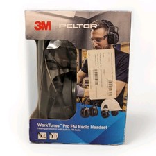 3M PELTOR Kapselgehörschutz WorkTunes Pro mit FM Radio Schwarz