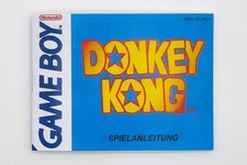 Gameboy Spielanleitung Donkey