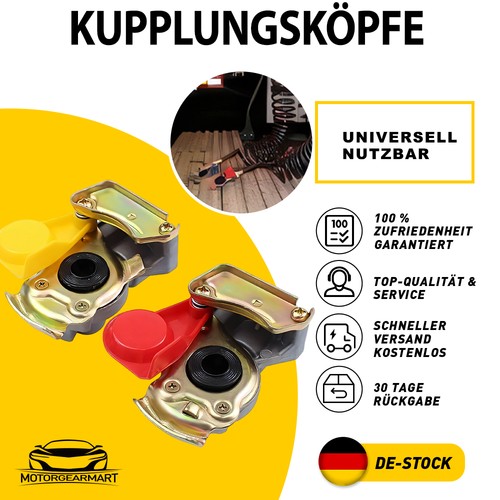 Kupplungskopf rot gelb m22 set - gelb,