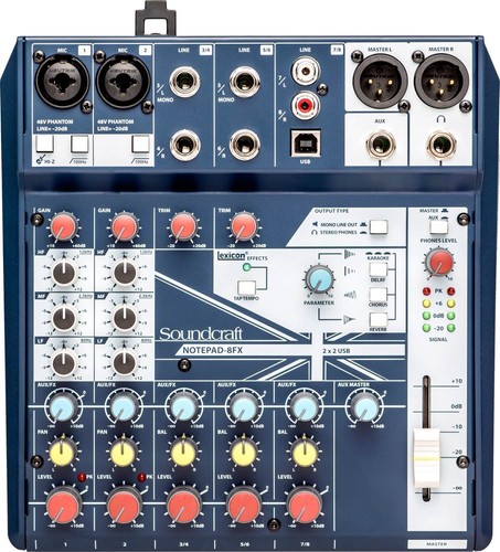 Soundcraft notepad 8fx - soundcraft, notepad-8fx
