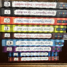 Gregs Tagebuch Sammlung Bücher 1 , 2, 5 - 10 teilweise gebunden