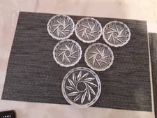 Alte Untersetzer aus Glas 6
