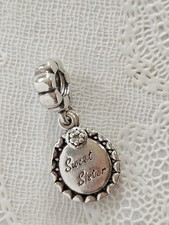 Original Pandora Anhänger Dangle "Sweet Sister" für Armband, Kette 