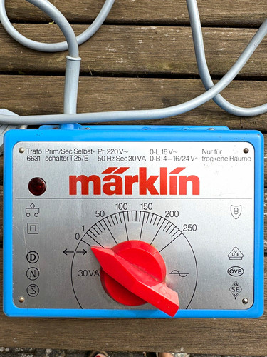 Märklin fahrregler trafo 6631 - märklin,