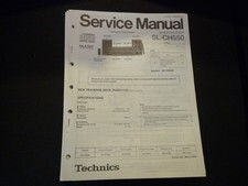 Original  Schaltplan Service Manual Technics SL-CH 550