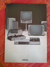 Wega Radio Fernsehen TV. 2 x  hifi Kataloge Prospekte 1973, 1970er Jahre