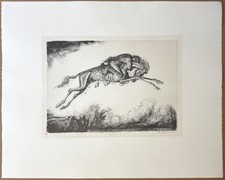 A. Paul Weber, Wär’s möglich?…, Lithographie aus dem Nachlass, 1985